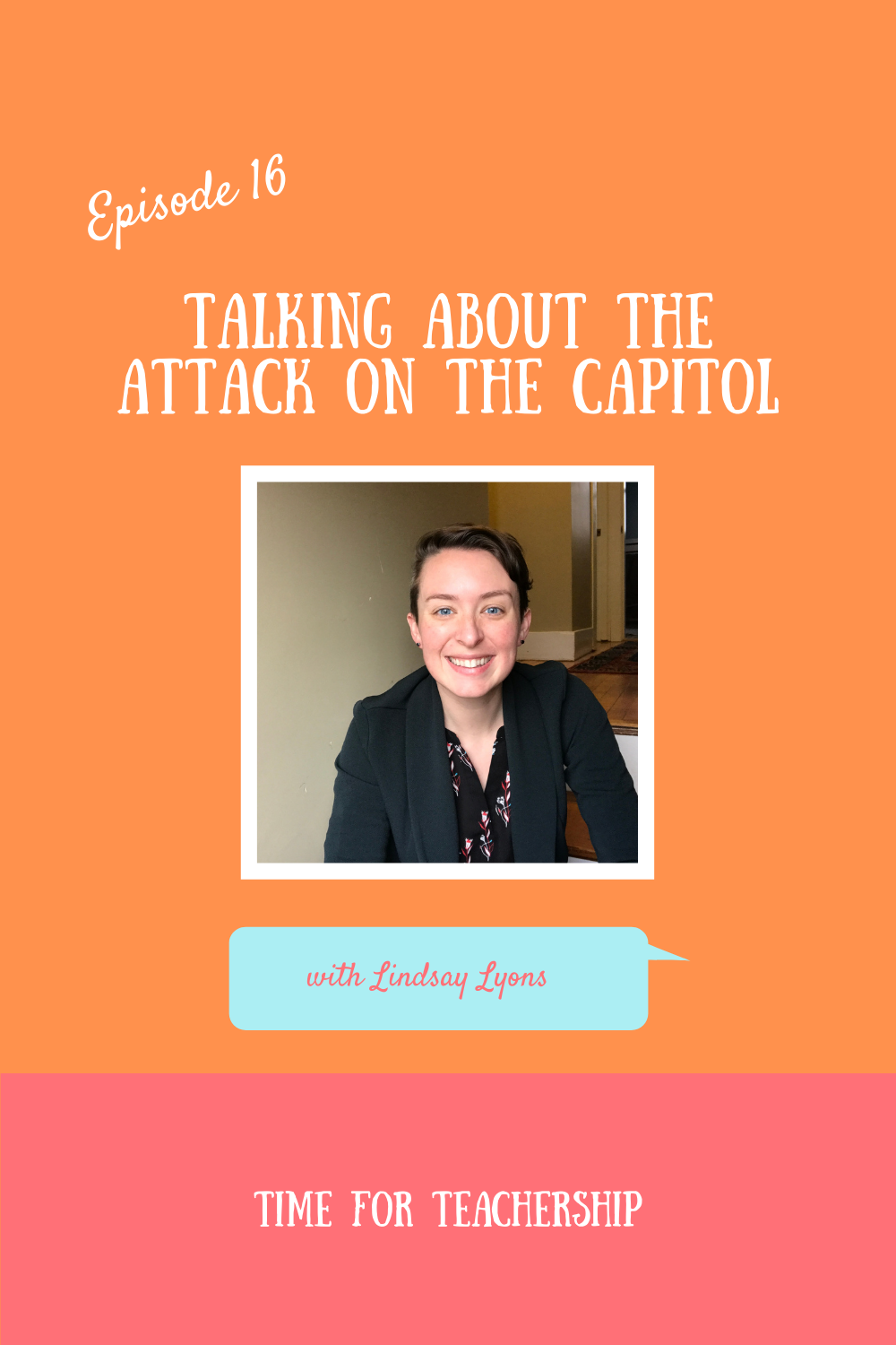 16. How do we talk about the attack on the capitol with white students. After the attack on the capitol, it is important to have discussions with white students about privilege and racism. Read the Time for Teachership blog post by Lindsay Lyons for how to have these difficult conversations. For more educational equity & teacher tips, sign up for weekly emails at bit.ly/lindsayletter 