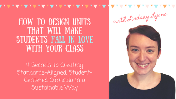 Free Curriculum Design Masterclass! Save your seat at bit.ly/createamazingunits
