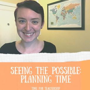 Seeing the Possible: Planning Time. How I saved time grading & lesson planning and achieved a better sense of well-being. Scroll all the way down to get a free resource! Check out the blog post by Lindsay Lyons for Time for Teachership. For more tips and #teacherfreebies, sign up for weekly emails at bit.ly/lindsayletter   #teachinginspiration #growthmindset 