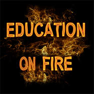 Education on Fire podcast logo