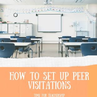 How to Set Up Peer Visitations. Personalized PD teachers can start on their own. Build teacher efficacy. Get inspired. Experience professional growth. Scroll all the way down to get my free starter kit! Check out the blog post by Lindsay Lyons for Time for Teachership. For more tips and #teacherfreebies, sign up for weekly emails at bit.ly/lindsayletter   #teachinginspiration #growthmindset