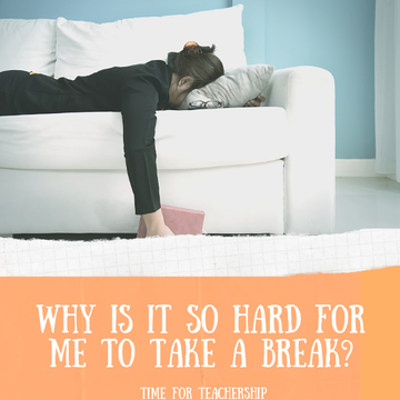 Why Is It So Hard For Me To Take A Break? In a behind-the-scenes look at my work life, I share 3 struggles that prevent me from striking a work-life balance. I also share a reframe that could offer a solution. Check out the Time for Teachership blog post. For more teacher ideas, sign up for weekly emails at bit.ly/lindsayletter 