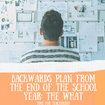 Backwards Plan from the End of the School Year: The What. Walk through the simplified UbD steps to backwards plan your curriculum for the rest of the year. Check out the blog post by Lindsay Lyons for Time for Teachership. For more tips for lesson planning, curriculum design, instructional strategies, & educational equity, sign up for weekly emails at bit.ly/lindsayletter   #teachinginspiration