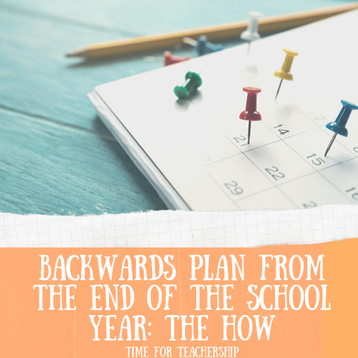 Backwards Plan from the End of the School Year: The How. Part 2 of how to backwards plan a unit using UbD. Scroll to the end of the post to get a free planning template and an example of these steps in action from the Cult of Pedagogy podcast. Check out the blog post by Lindsay Lyons for Time for Teachership. For more tips and #teacherfreebies, sign up for weekly emails at bit.ly/lindsayletter    #teachinginspiration