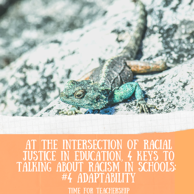 4 Keys for Racial Justice Discourse in Schools: #4 Adaptability. Part 4 in a 4-part antiracism series from Dr. Cherie Bridges Patrick’s work on building capacity for generative racial dialogue in schools. Check out the Time for Teachership blog post. For more ideas on how to work for educational equity, sign up for weekly emails at bit.ly/lindsayletter #antiracism #growthmindset 