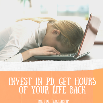 Invest in PD, Get Hours of Your Life Back. PD to save time grading & lesson planning? The 6 teacher podcasts I love for professional development. Get a limited-time freebie at the bottom! Check out the blog post by Lindsay Lyons for Time for Teachership. For more tips and #teacherfreebies, sign up for weekly emails at bit.ly/lindsayletter   #growthmindset #teacherwellbeing #teachinginspiration